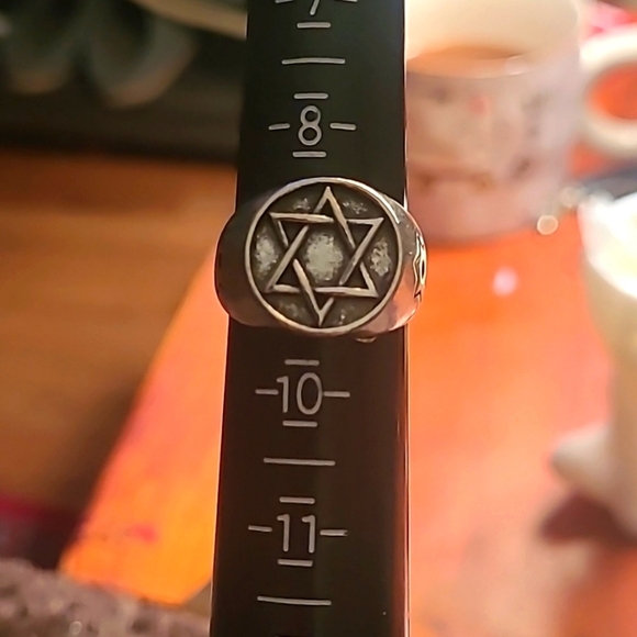 Star of David Ring sz 9 - Picture 1 of 2